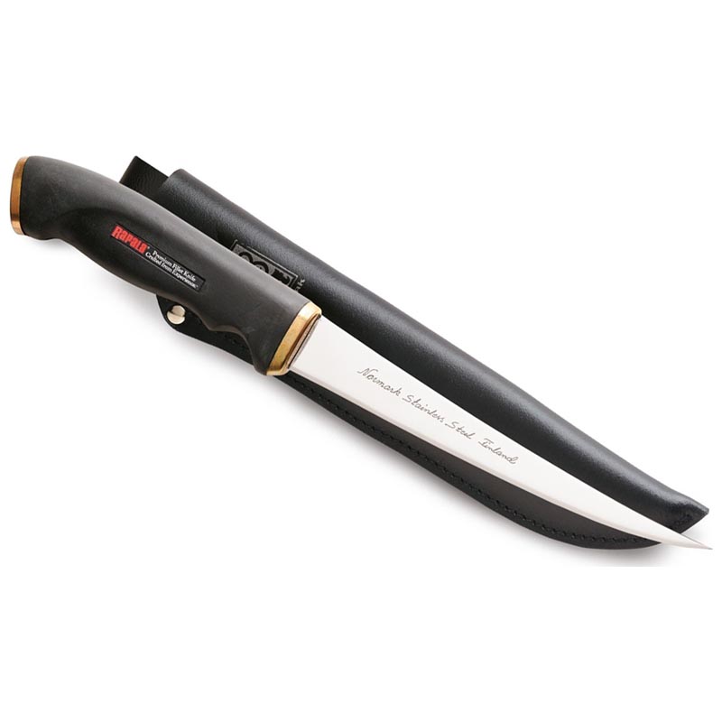 404 Филейный нож Rapala (лезвие 10 см, мягк. рукоятка)