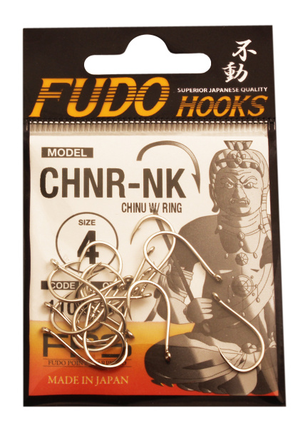 Крючок "FUDO" CHINU W/RING №4 NK (1100) (16шт)