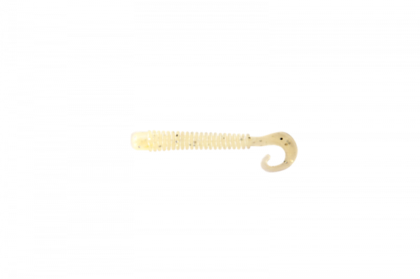 Приманка съедобная ALLVEGA "Curly Tail" 6,5см 1,4г (8шт.) цвет pearl silver flake