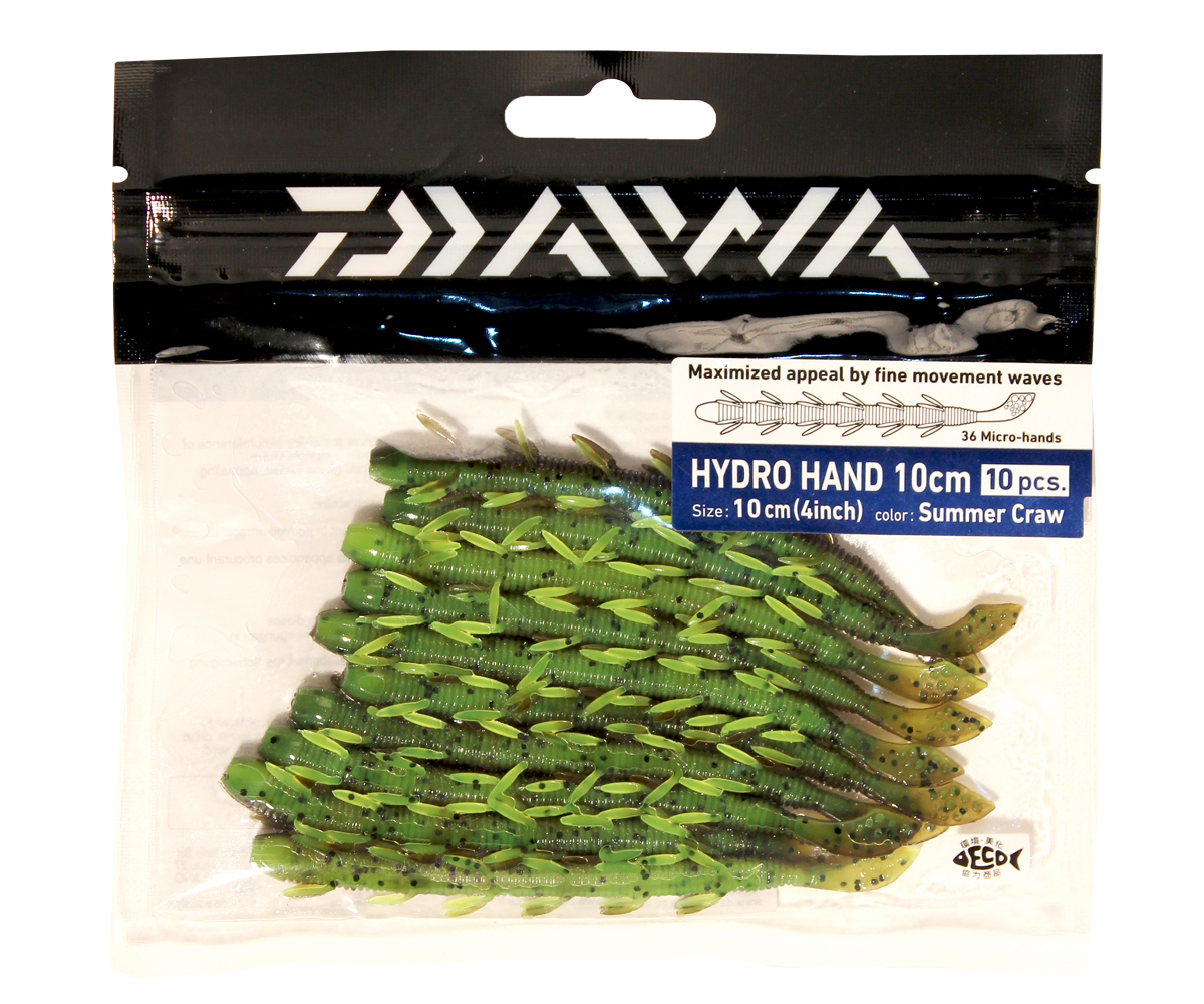 Твистер Daiwa "Hydro Hand" 10см. (Summer Craw) 10шт