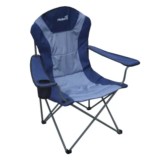 Кресло складное HELIOS T-750-99806H (синий/голубой ) (пр-во Тонар)