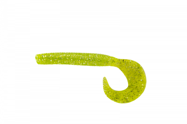 Приманка съедобная ALLVEGA "Cigar Grub" 9,5см 7,5г (5шт.) цвет chartreuse