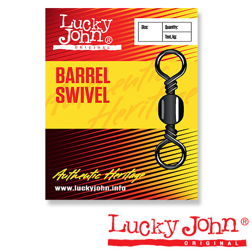 Вертлюги Lucky John Barrel 014 10Шт.
