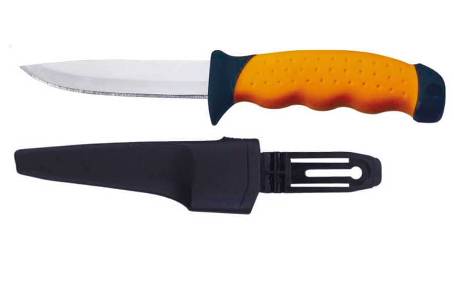 Нож CC- N100/140 (нерж, ручка эластомер)