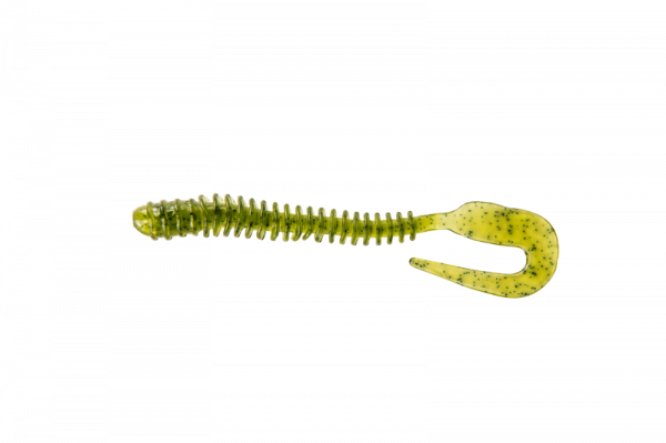 Приманка съедобная ALLVEGA "Monster Worm" 10см 3,3г (6шт.) цвет green pumpkin