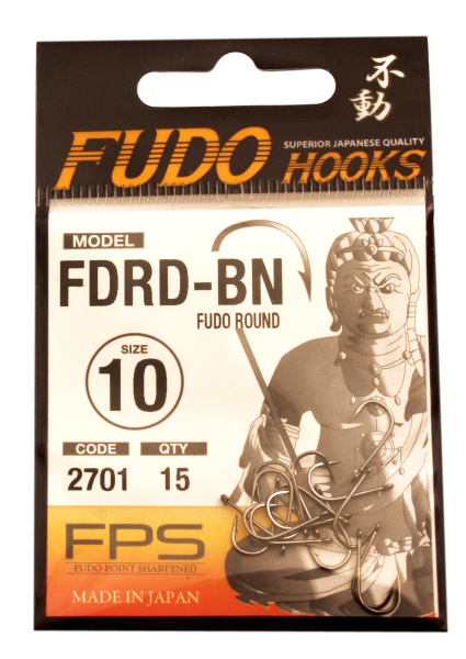 Крючок "FUDO" ROUND №10 BN (2701) (15шт)