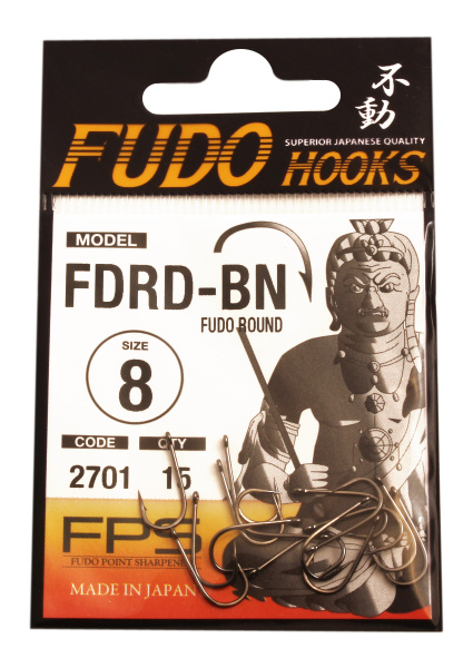 Крючок "FUDO" ROUND №8 BN (2701) (15шт)